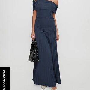 Lioness Blue Off-Shoulder Dress